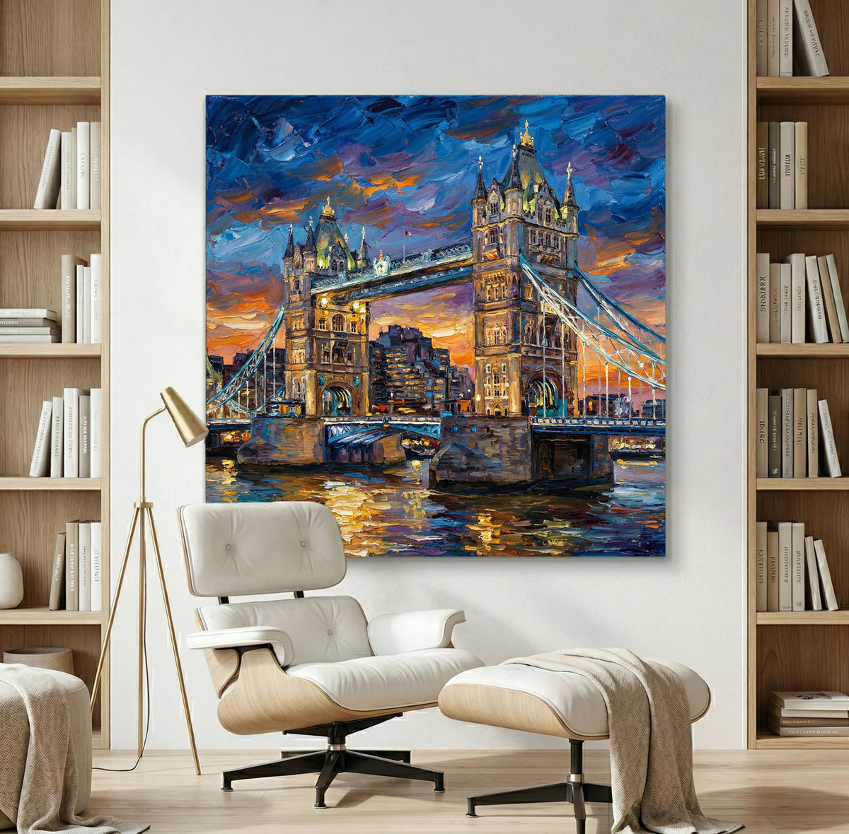 Painting Gilded River Span