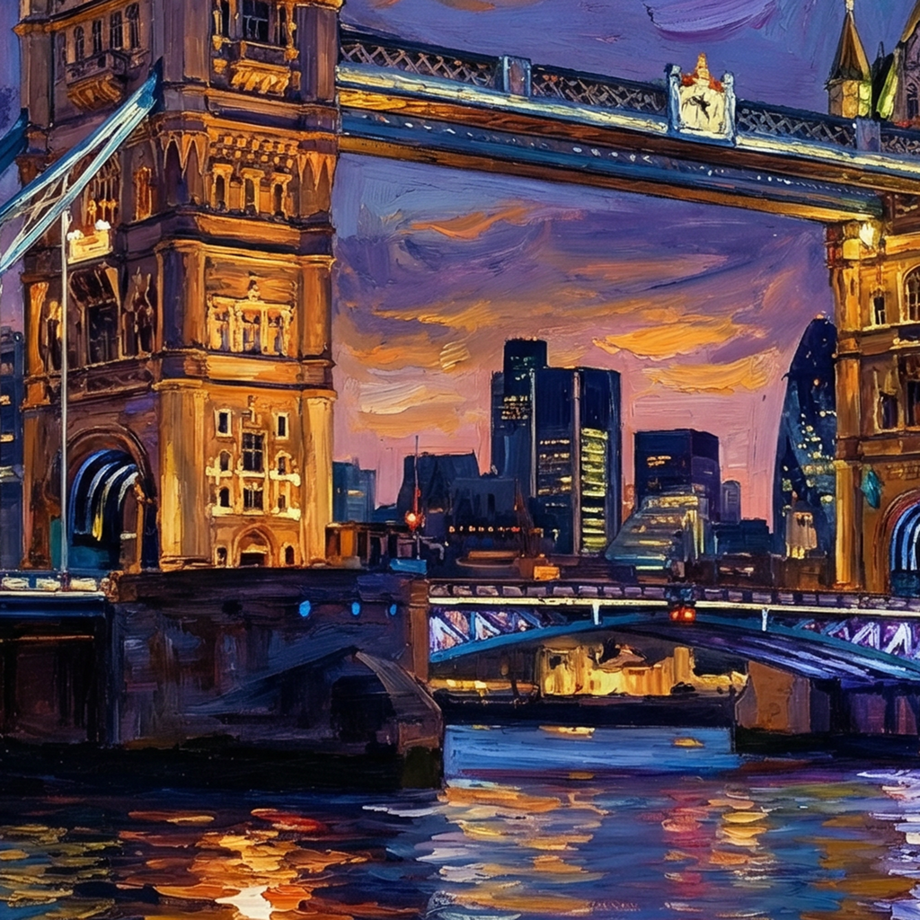 Painting Luminous Urban Symphony