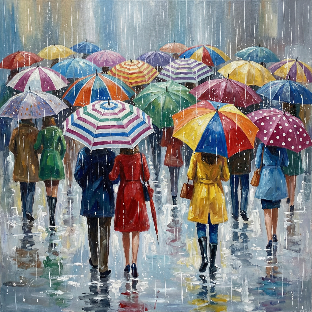 Painting Chromatic Downpour