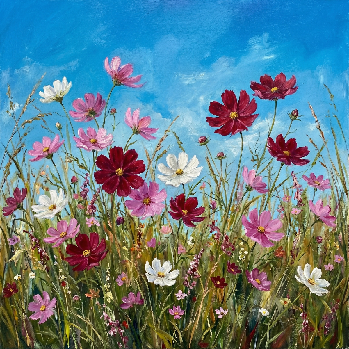 Painting Luminous Botanical Ascent