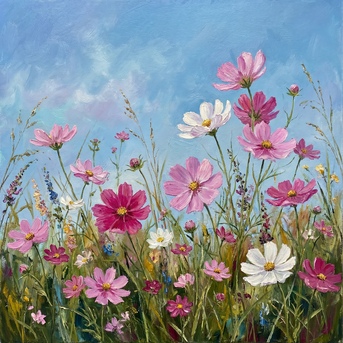 Painting Luminous Meadow Wind
