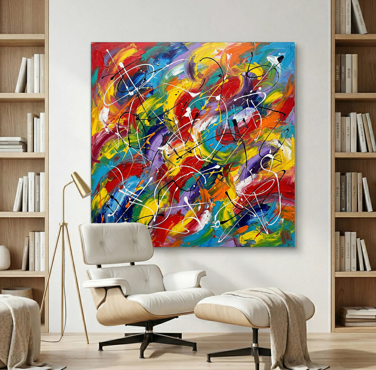 Painting Chromatic Turbulence