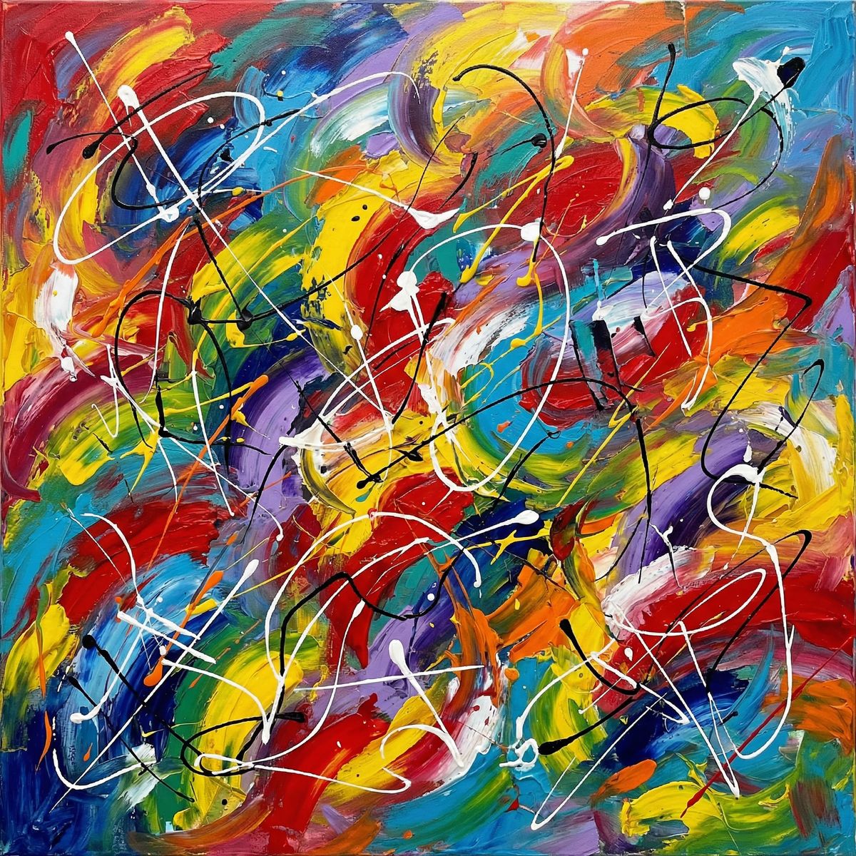 Painting Chromatic Turbulence