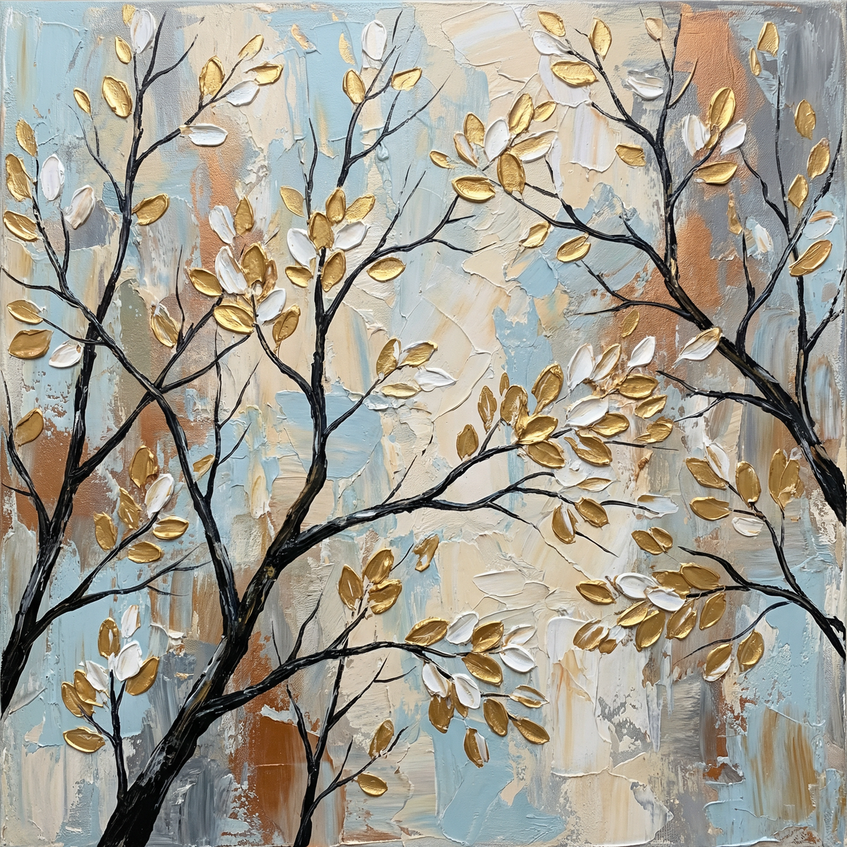 Painting Gilded Canopy