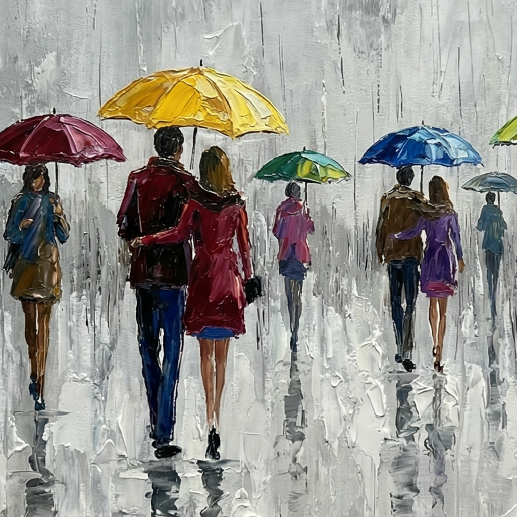 Painting Chromatic Downpour
