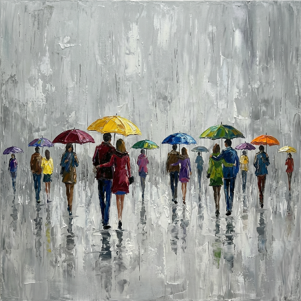 Painting Chromatic Downpour
