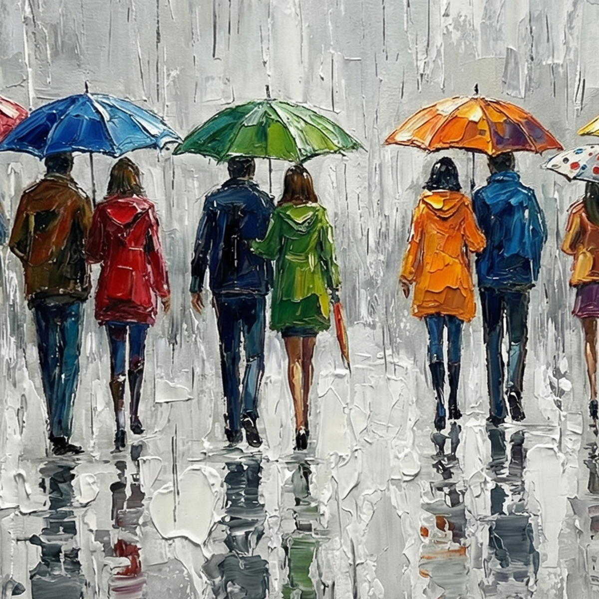 Painting Chromatic Downpour