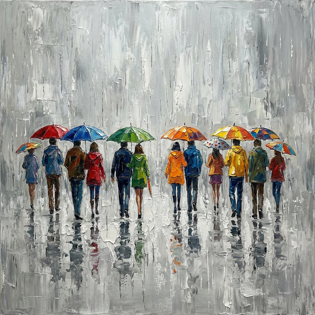 Painting Chromatic Downpour