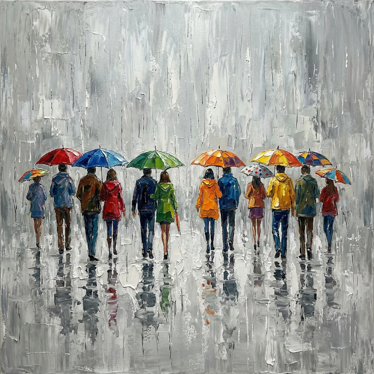 Painting Chromatic Downpour