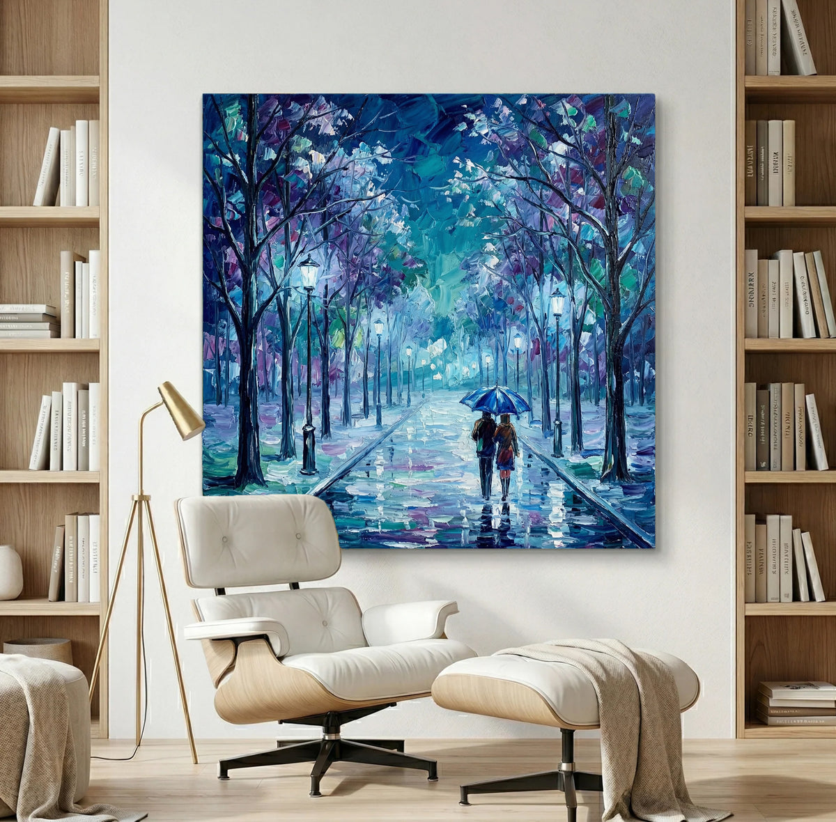 Painting Cerulean Promenade