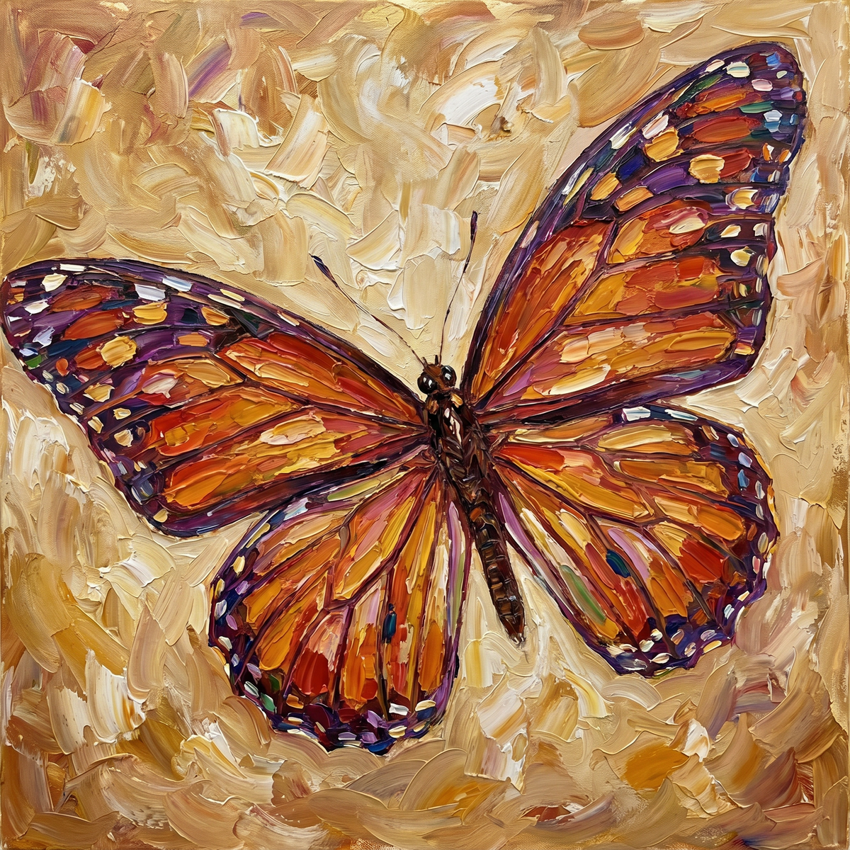 Painting Gilded Metamorphosis