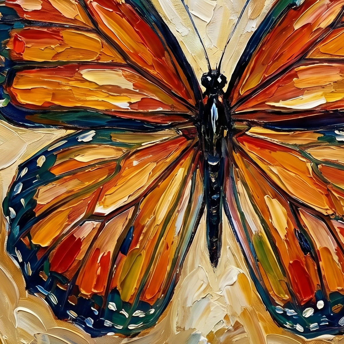 Painting Gilded Wing Resonance