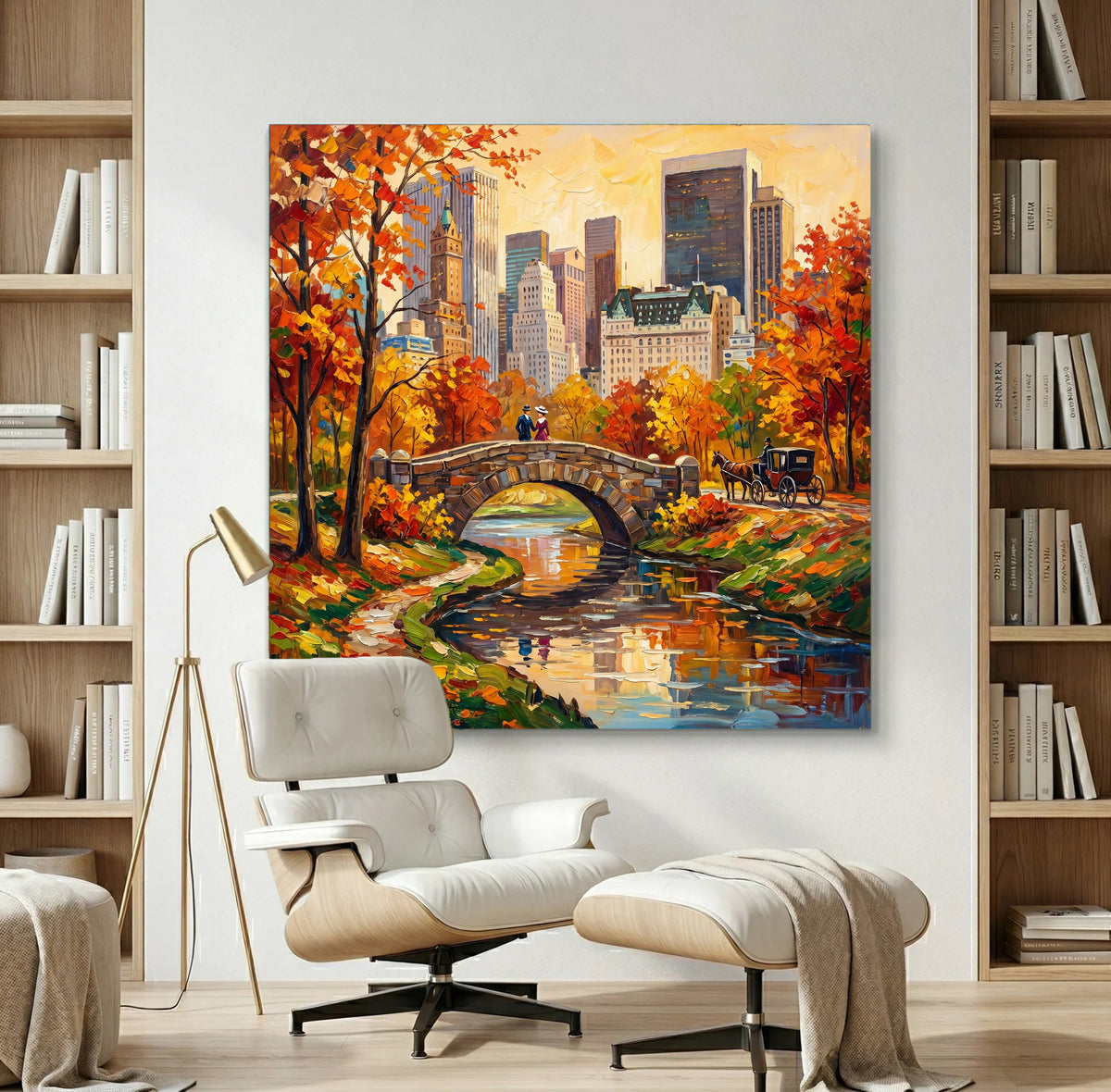 Painting Gilded Urban Reverie
