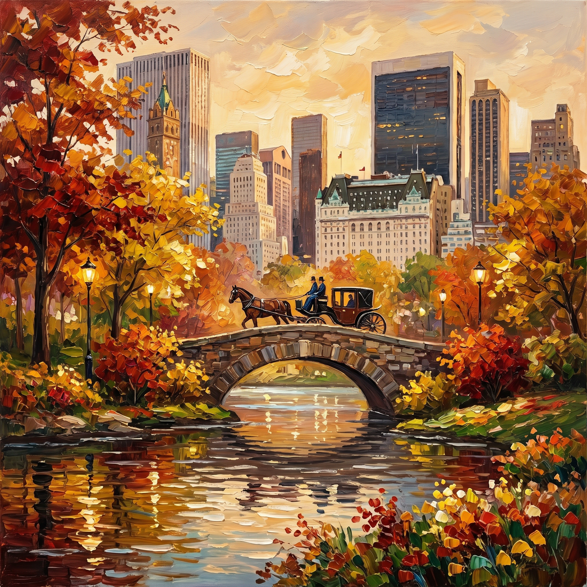 Painting Luminous Urban Canopy