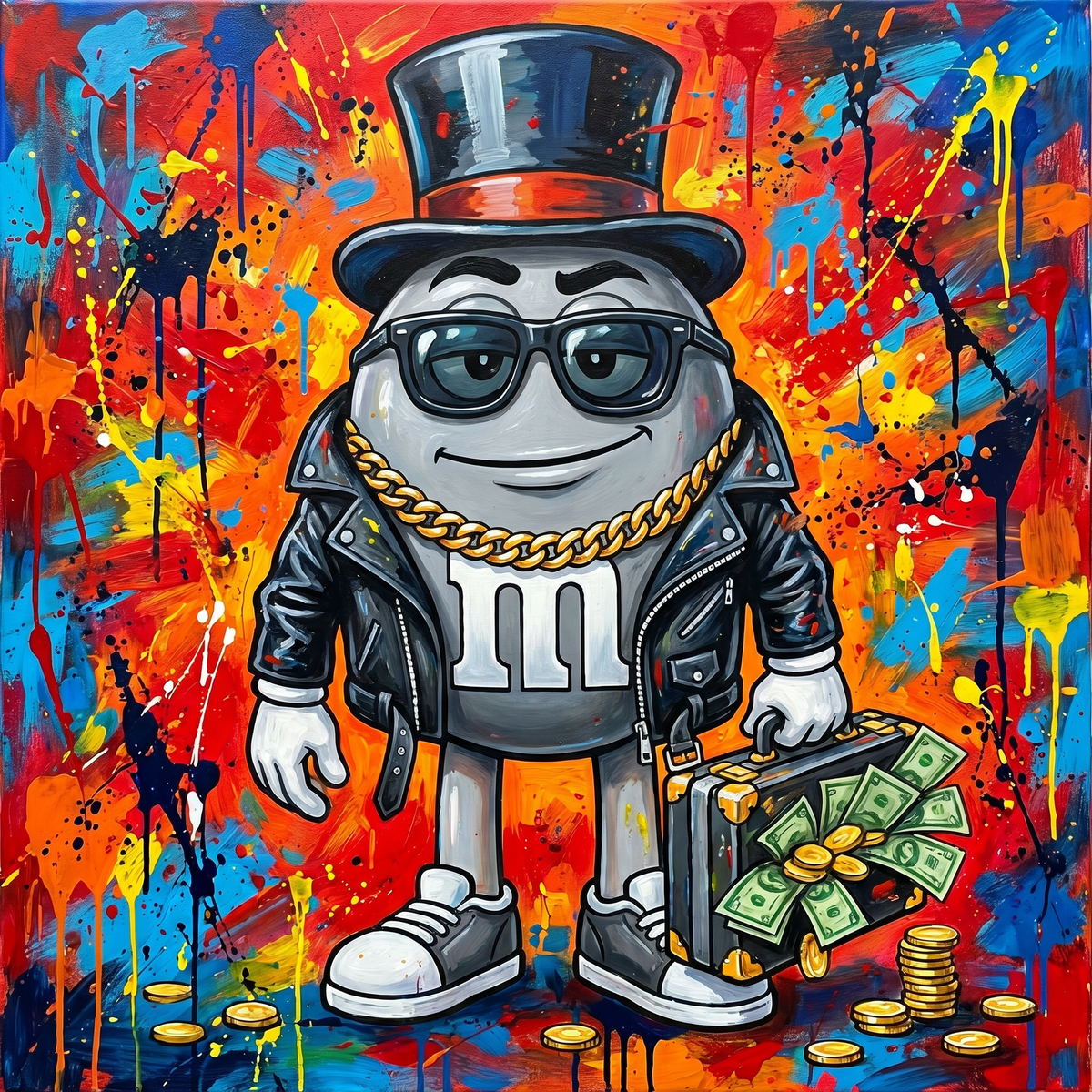 Painting Urban Pop Resonance