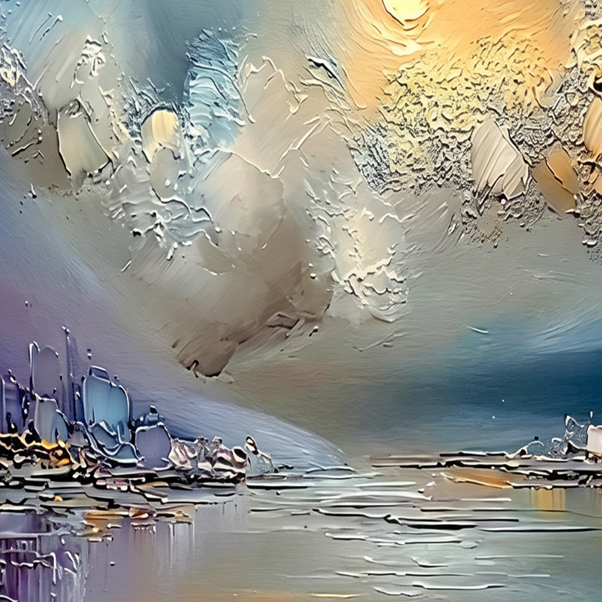 Painting Luminous Urban Resonance