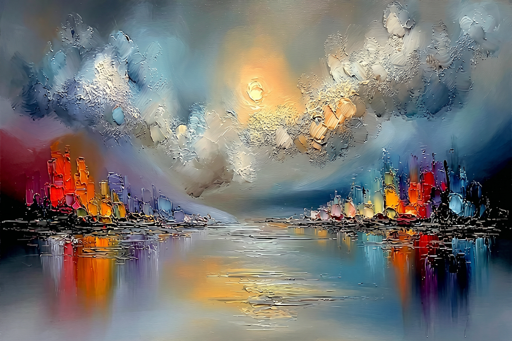 Painting Luminous Urban Resonance