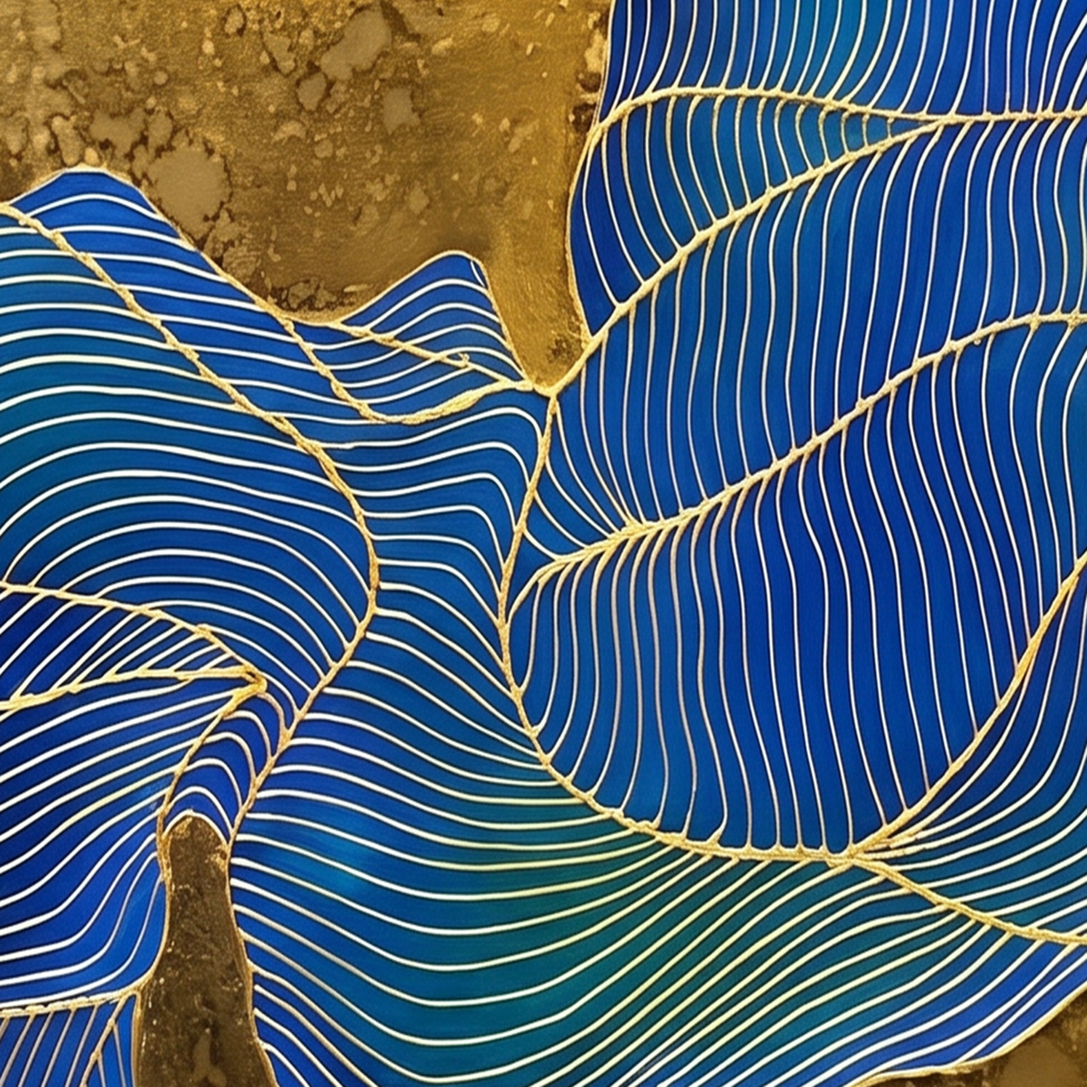 Painting Gilded Topography