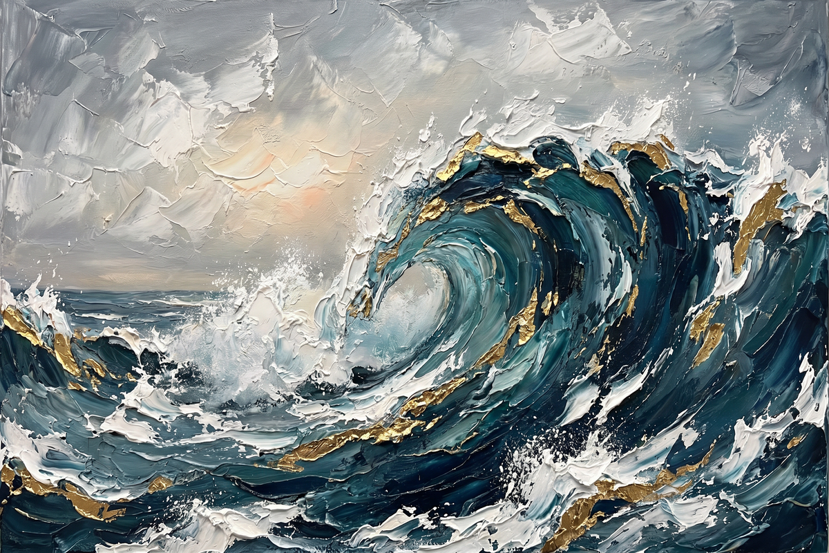 Painting Gilded Tempest