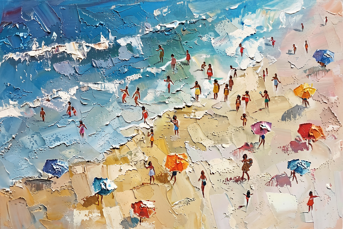Painting Coastal Chromatic Rhythm