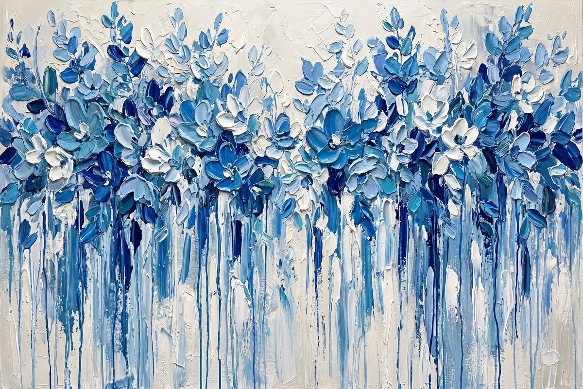 Painting Cerulean Cascade