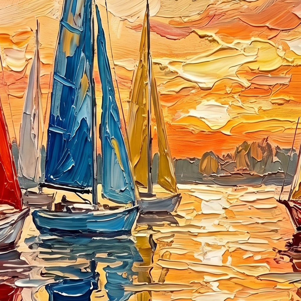 Painting Gilded Regatta