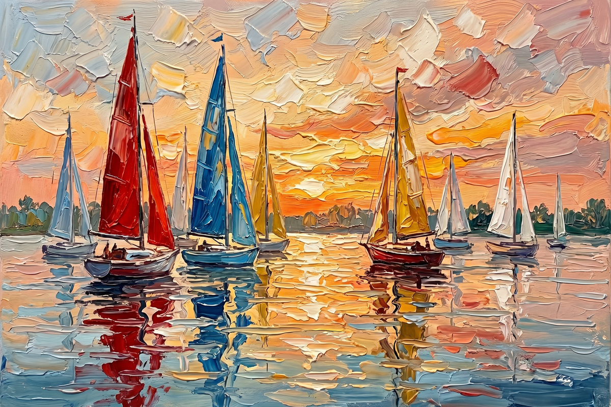 Painting Gilded Regatta