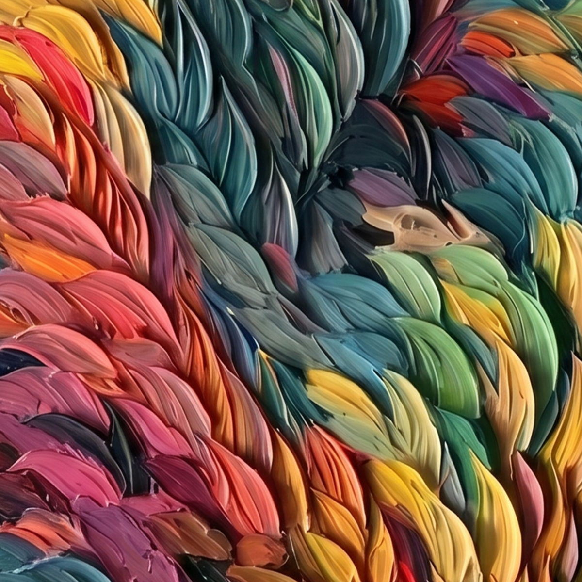 Painting Chromatic Plumage