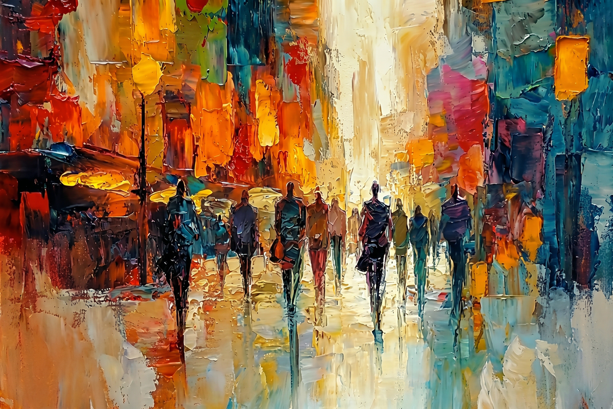 Painting Luminous Metropolis