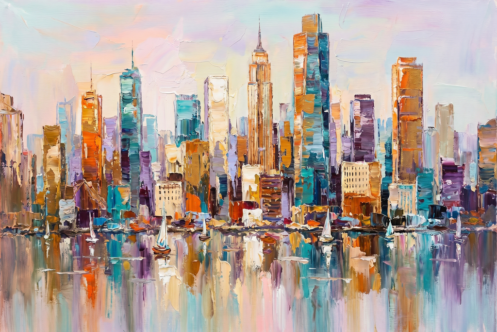 Painting Luminous Metropolis