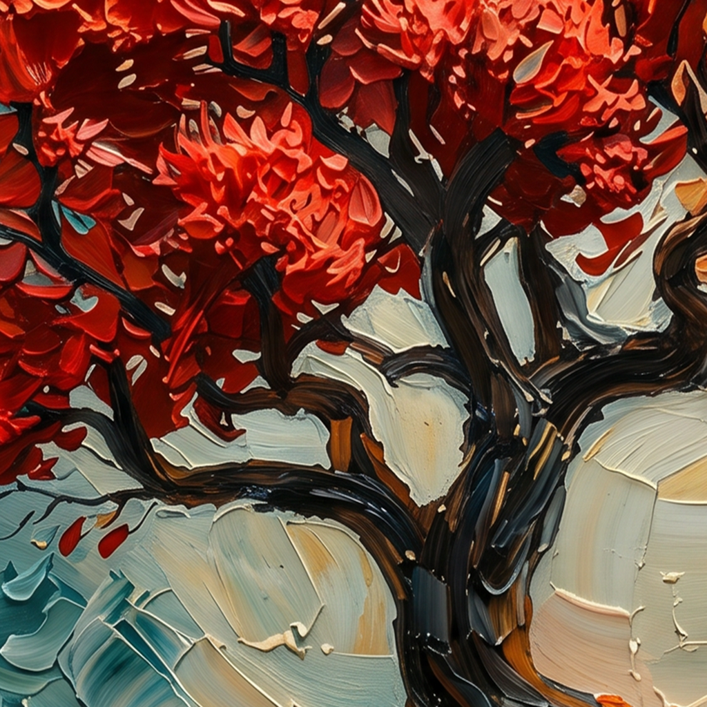 Painting Crimson Zephyr