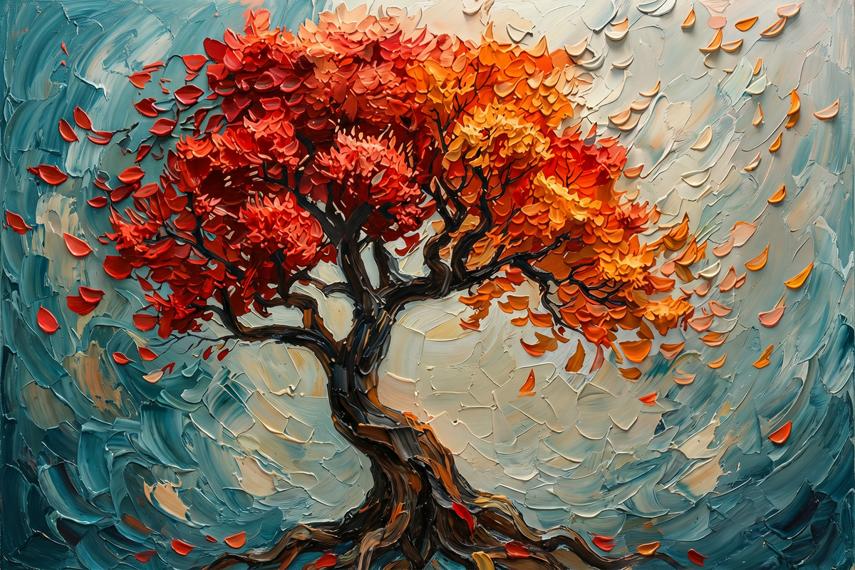 Painting Crimson Zephyr