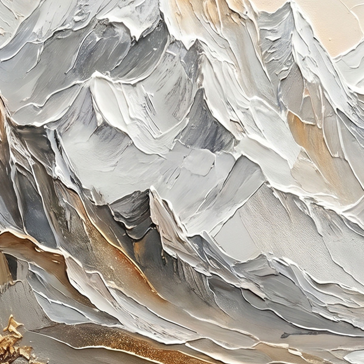 Painting Gilded Alpine Topography
