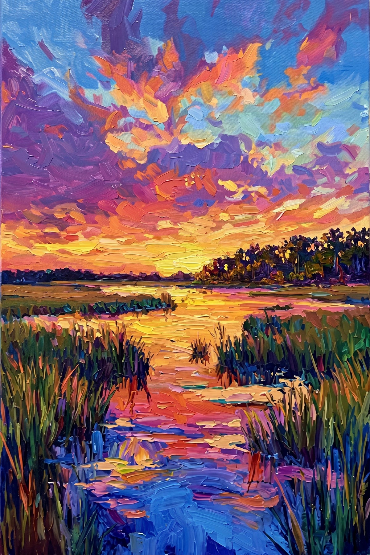 Painting Chromatic Estuary