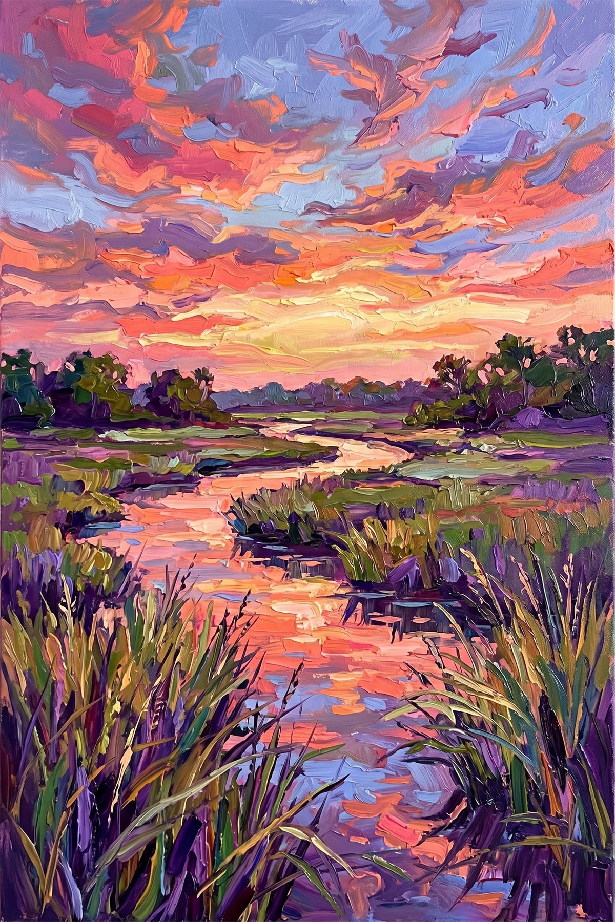 Painting Luminous Meander