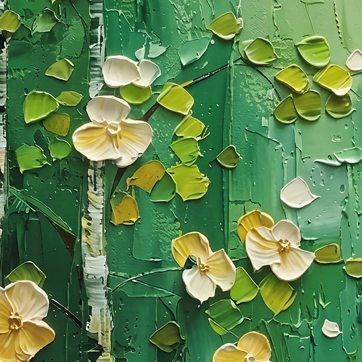 Painting Verdant Cascade