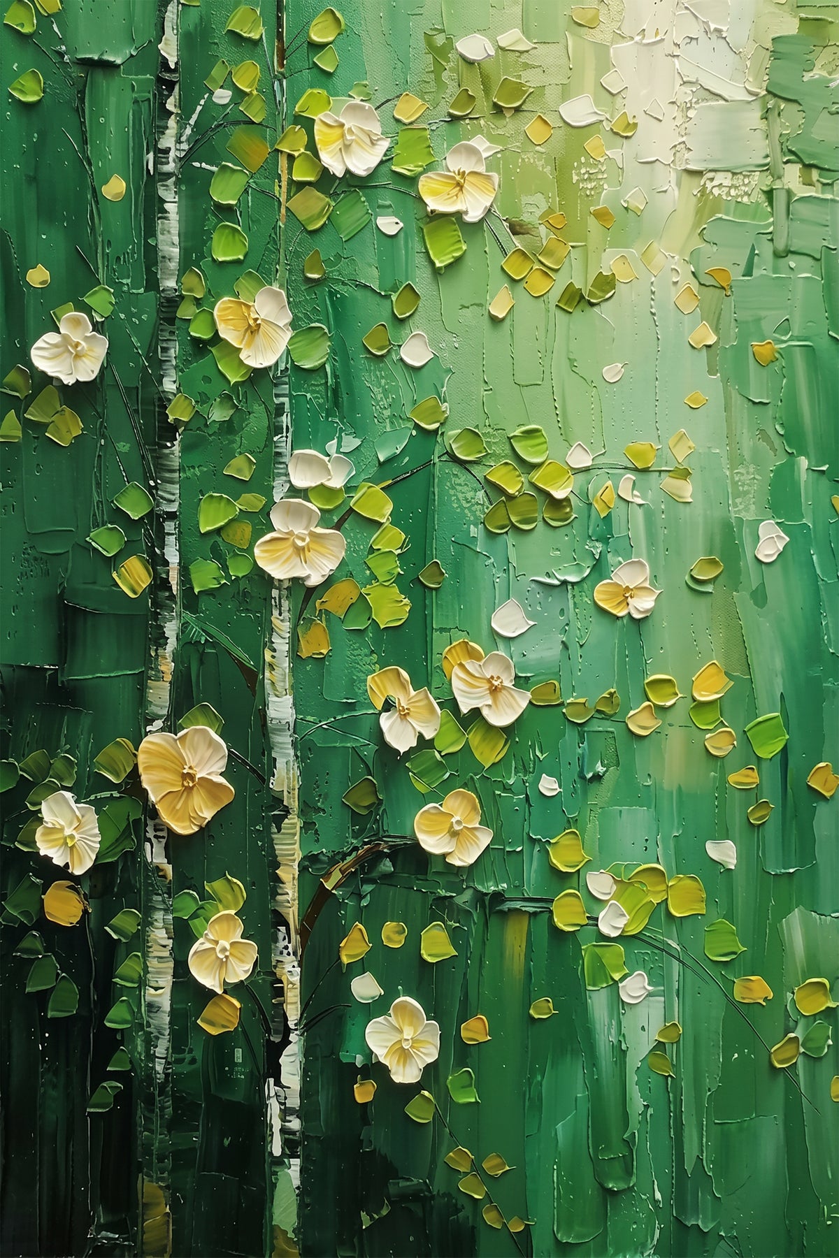 Painting Verdant Cascade