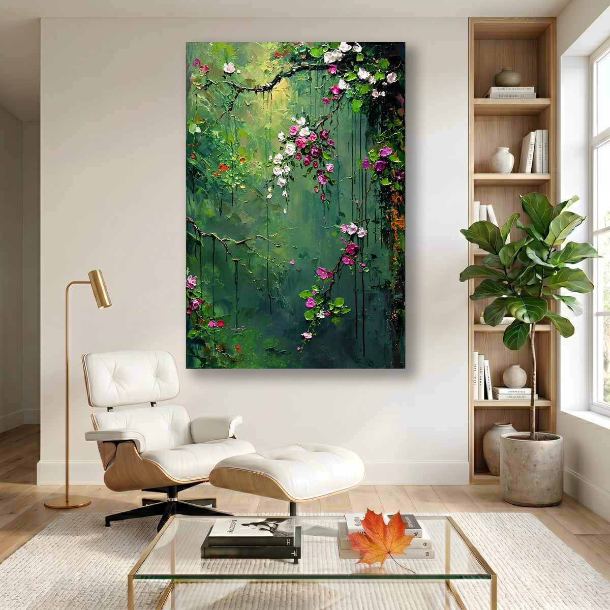 Painting Whispering Emerald Canopy