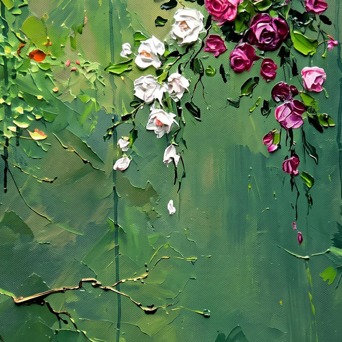 Painting Whispering Emerald Canopy