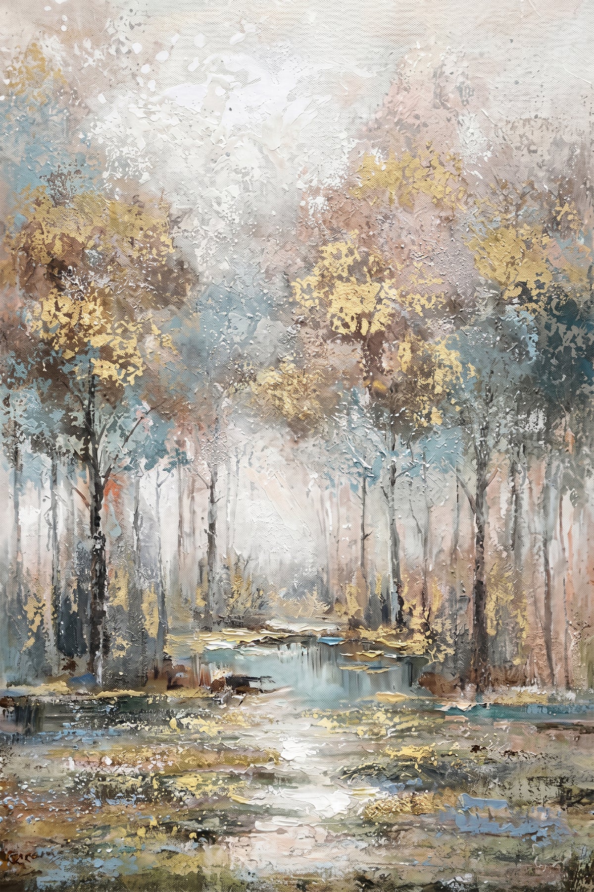 Painting Gilded Canopy