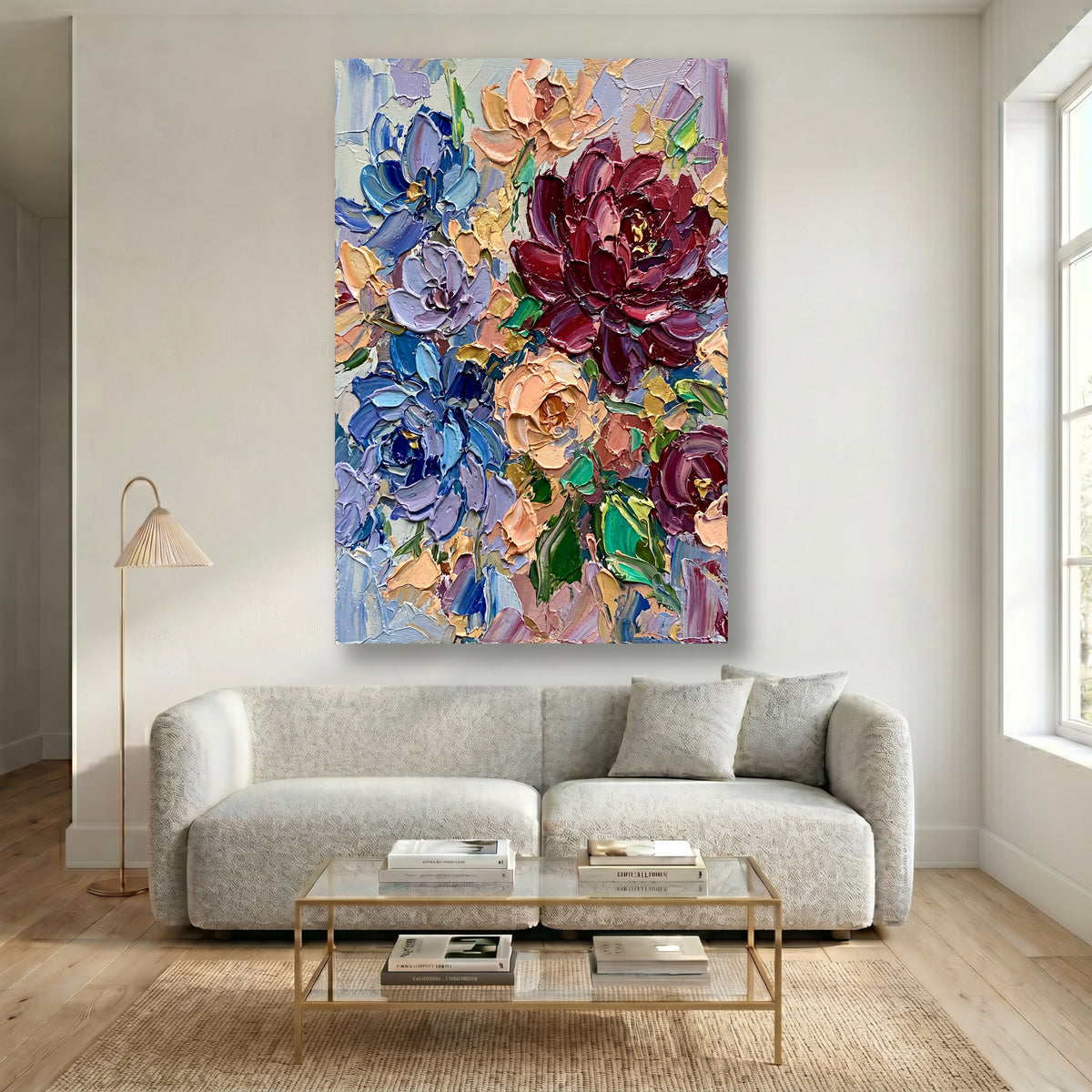 Painting Luminous Botanical Rhythm