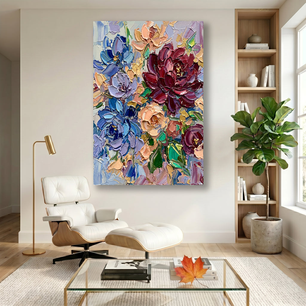 Painting Luminous Botanical Rhythm