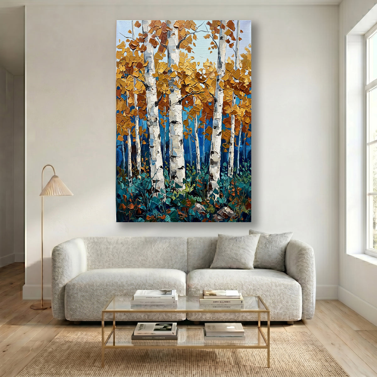Painting Gilded Birch Resonance