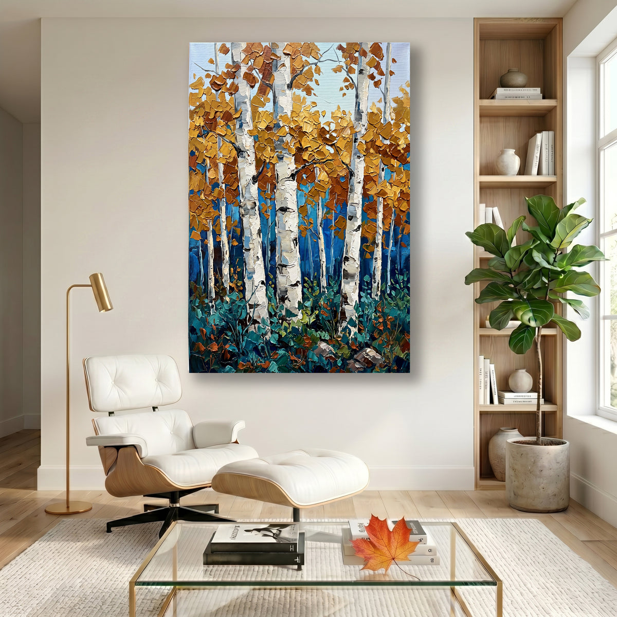Painting Gilded Birch Resonance
