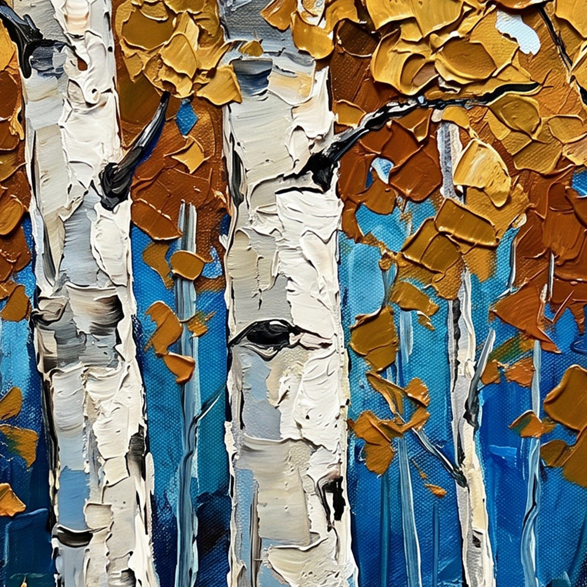 Painting Gilded Birch Resonance