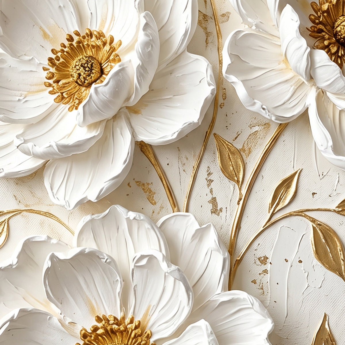 Painting Gilded Alabaster Reverie