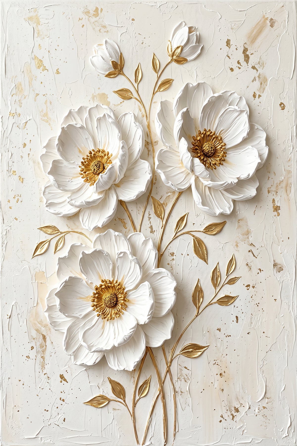 Painting Gilded Alabaster Reverie