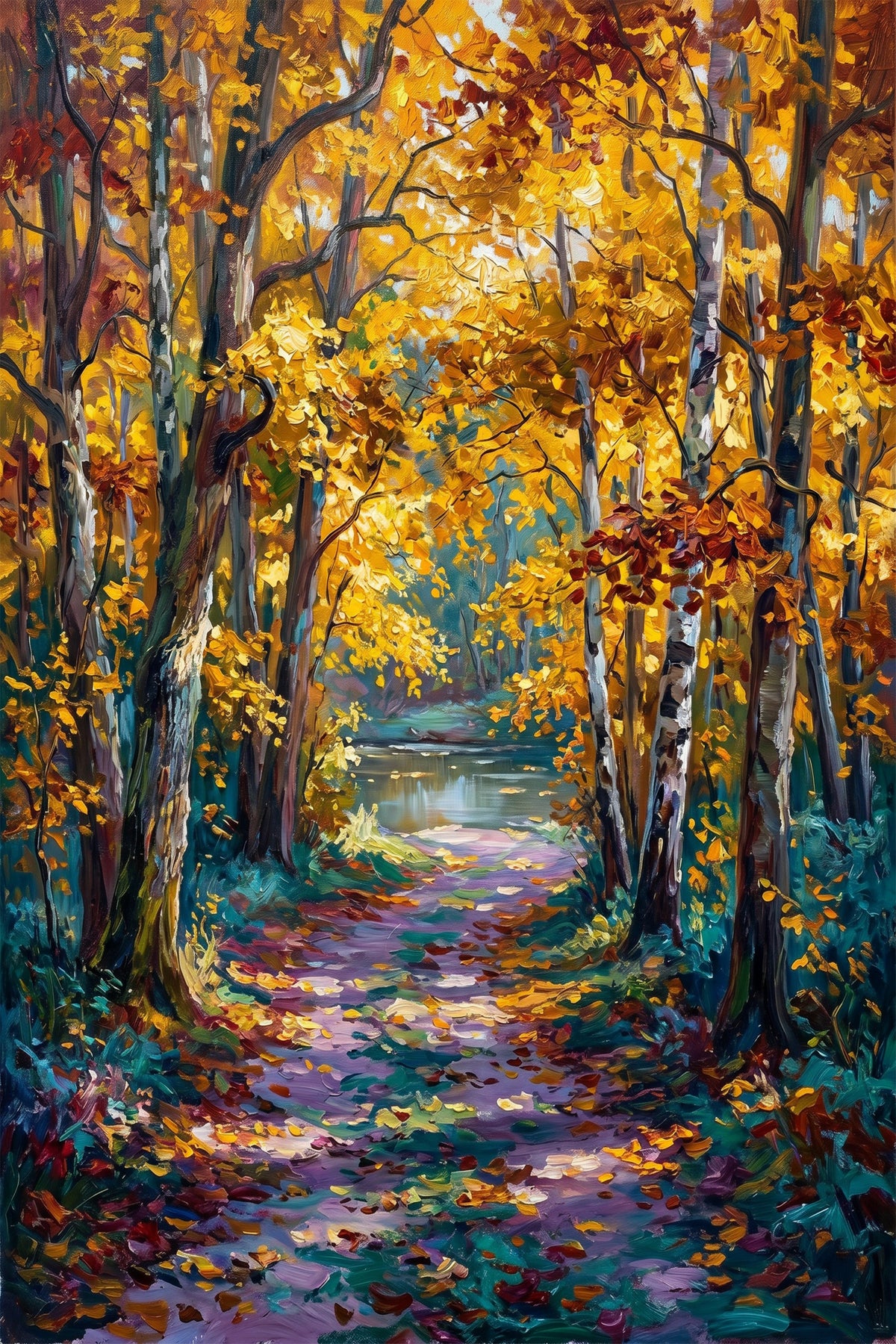 Painting Gilded Canopy Reverie