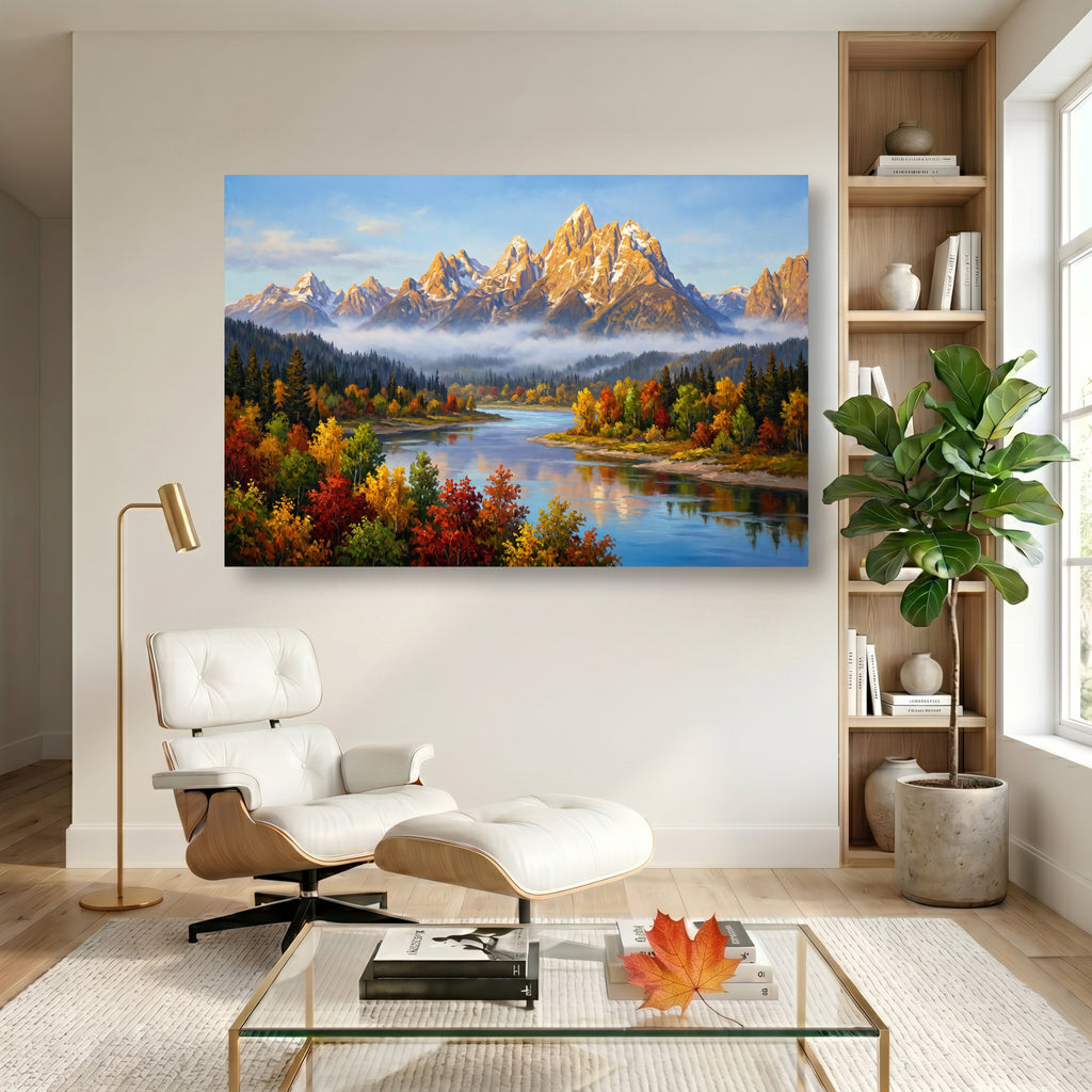 Painting Gilded Alpine Echoes