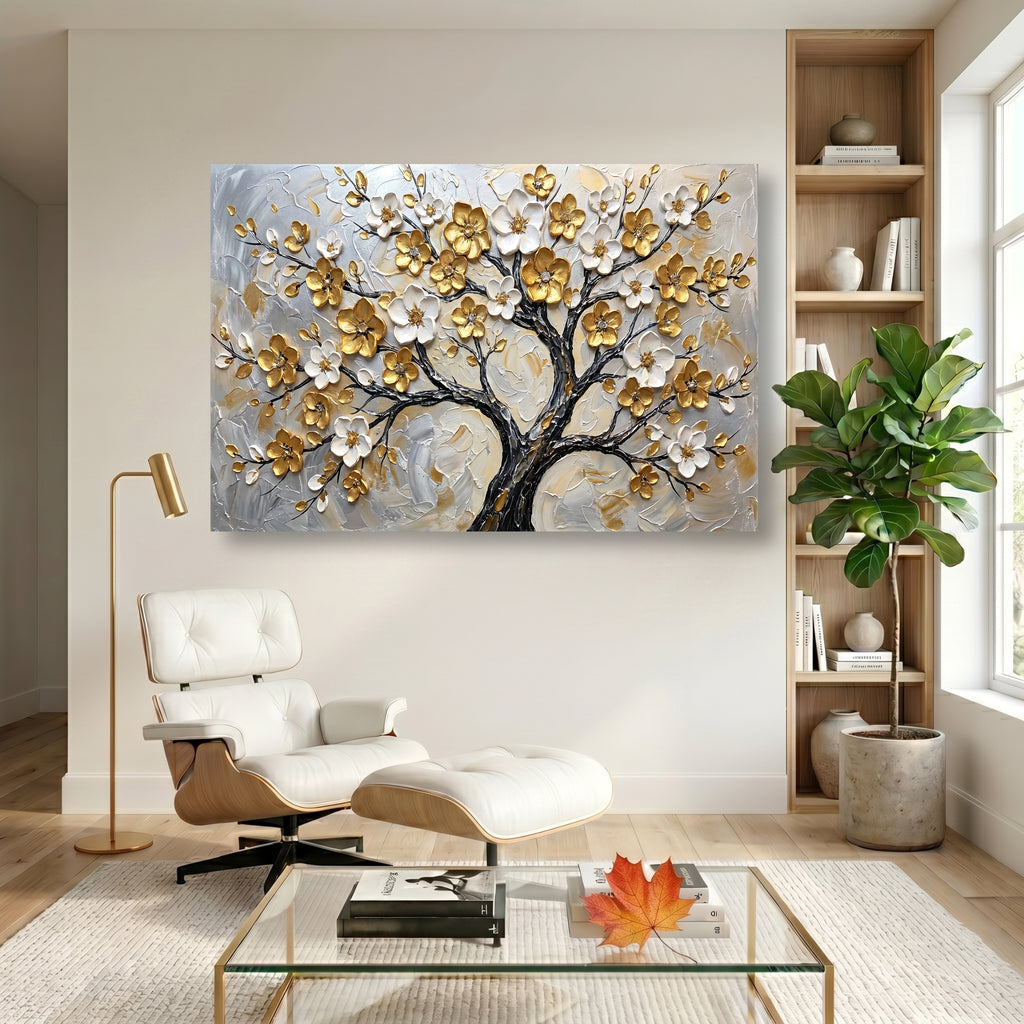Painting Luminous Gilded Arbor